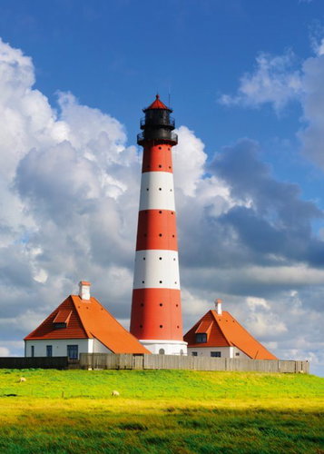 Schmidt Puzzle Lighthouse in Westerhever 1000 pieces - Jigsaw Puzzle - Main image