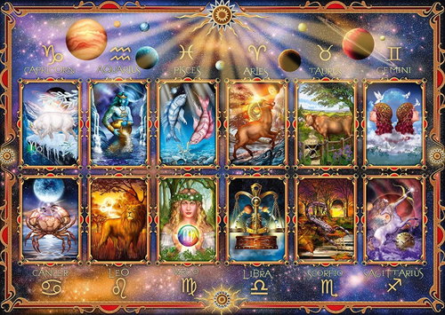 Schmidt Puzzle Zodiac Sign 1000 pieces - Jigsaw Puzzle - Main image
