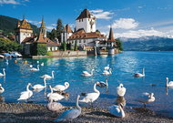 Schmidt Puzzle Swans on the Lake 1000 pieces - Jigsaw Puzzle