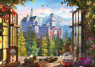 Schmidt Puzzle A View of a Fairytale Castle of 1000 pieces - Jigsaw Puzzle