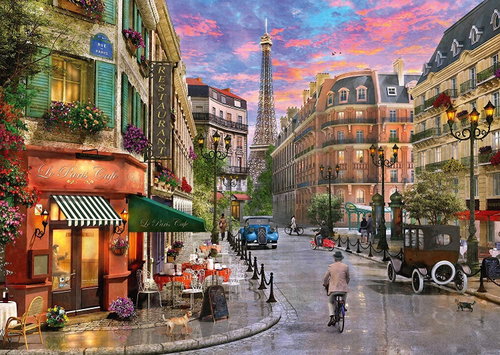Schmidt Puzzle Aisle to the Eiffel Tower 1000 pieces - Jigsaw Puzzle - Main image