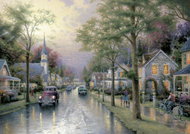 Schmidt Hometown Morning Jigsaw Puzzle 1000 Pieces - Jigsaw Puzzle