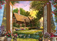 Schmidt Puzzle View of the Cottage Vista de la Casa de Campo 1000 pieces - Jigsaw Puzzle