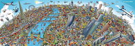 Schmidt Panoramic Puzzle London, Great Britain 1000 pieces - Jigsaw Puzzle