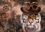 Schmidt Steampunk Puzzle: Tiger 1000 pieces - Jigsaw Puzzle