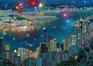 Schmidt Puzzle Fireworks over Hong Kong, 1000 pieces - Jigsaw
