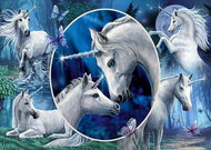 Schmidt Puzzle Beautiful unicorns 1000 pieces - Jigsaw Puzzle