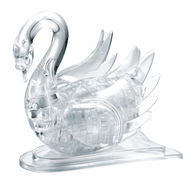 3D Puzzle HCM Kinzel 3D Crystal puzzle Swan white 44 pieces - 3D puzzle