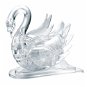 HCM Kinzel 3D Crystal puzzle Swan white 44 pieces - 3D Puzzle