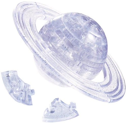 HCM Kinzel 3D Crystal Puzzle Planet Saturn 40 pieces - 3D Puzzle - Main image