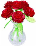 HCM Kinzel 3D Crystal puzzle Bouquet of roses 47 pieces - 3D Puzzle