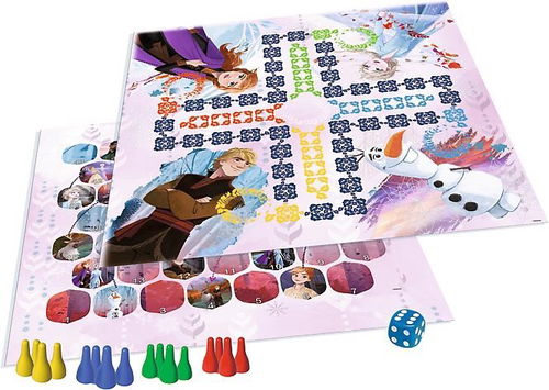 Trefl Game 2in1 Ludo / Serpenti e scale Frozen 2 - Giochi per bambini