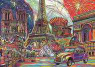 Trefl Puzzle Colours of Paris 1000 pieces - Jigsaw Puzzle
