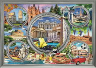 Trefl Puzzle Dovolená v Itálii 1000 dílků - Puzzle