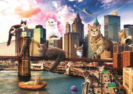 Trefl Puzzle Legrační města: Kočky v New Yorku 1000 dílků - Puzzle