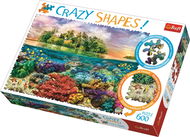 Trefl Crazy Shapes puzzle Tropický ostrov 600 dílků - Puzzle