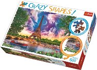 Puzzle Trefl Crazy Shapes puzzle Obloha nad Paříží 600 dílků - Puzzle