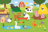 Trefl Puzzle Animals on the Farm MAXI 15 pieces - Jigsaw Puzzle