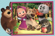 Hit Puzzle Masha and the Bear MAXI 24 pieces - Jigsaw Puzzle