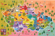 Trefl Puzzle Map of the Czech Republic 44 pieces - Jigsaw Puzzle