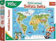 Puzzle Treflíci Get to Know the Animals of the World in 48 pieces - Jigsaw
