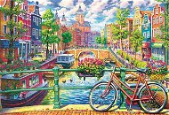 Trefl Puzzle Amsterdam Canal 1500 pieces - Jigsaw