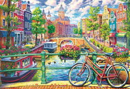 Trefl Puzzle Amsterdam Canal 1500 pieces - Jigsaw Puzzle