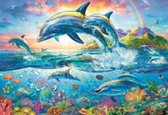 Trefl Puzzle A Family of Dolphins 1500 - Jigsaw Puzzle