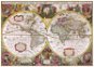 Puzzle Trefl Puzzle Historická mapa světa r. 1630, 2000 dílků - Puzzle