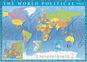 Puzzle Trefl Puzzle Politická mapa světa 2000 dílků - Puzzle