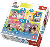 Trefl Puzzle The Secret Life of Pets 2, 4-in-1 (35, 48, 54, 70 pieces) - Jigsaw Puzzle