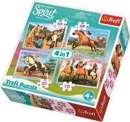 Trefl Puzzle Spirit, Freedom above All 4-in-1 (35, 48, 54, 70 pieces) - Jigsaw Puzzle