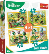 Puzzle Treflíci: Common moments 4-in-1 (35, 48, 54, 70 pieces) - Jigsaw Puzzle
