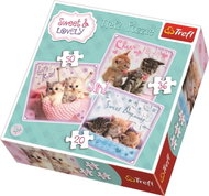 Trefl Puzzle Sweet Kittens 3-in-1 (20, 36, 50 pieces) - Jigsaw Puzzle