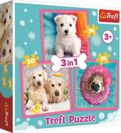 Trefl Puzzle Puppies 3-in-1 (20, 36, 50 pieces) - Jigsaw Puzzle