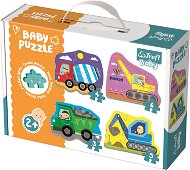 Trefl Baby puzzle Vozidla na stavbě 4v1 (3,4,5,6 dílků) - Puzzle