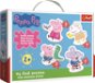 Trefl Baby puzzle Prasátko Peppa 4v1 (3,4,5,6 dílků) - Puzzle