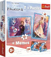 Trefl Puzzle Frozen 2, 30 + 48 pieces + Memory Game - Jigsaw