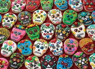 Cobble Hill Puzzle Gingerbread Skull 1000 pieces - Jigsaw Puzzle