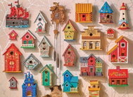 Cobble Hill Puzzle Cuckoos and Birdhouses 1000 pieces - Jigsaw Puzzle
