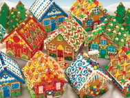 Cobble Hill Family Puzzle Gingerbread Houses 350 pieces - Jigsaw Puzzle