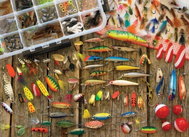 Cobble Hill Puzzle Fishing Lures 1000 pieces - Jigsaw Puzzle