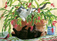 Cobble Hill Puzzle Kittens in a Cactus of 1000 pieces - Jigsaw Puzzle
