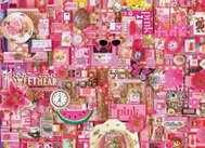 Cobble Hill Puzzle Rainbow colours: Pink 1000 pieces - Jigsaw Puzzle