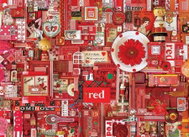 Cobble Hill Puzzle Rainbow Colours: Red 1000 pieces - Jigsaw Puzzle