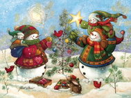 Cobble Hill Puzzle Glittering Christmas XL 275 pieces - Jigsaw Puzzle