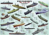 Eurographics Puzzle Warships of World War II 1000 pieces - Jigsaw