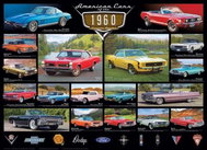Eurographics Puzzle American Cars from 1960, 1000 pieces - Jigsaw Puzzle
