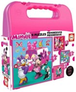 Educa Puzzle in Case Minnie and Daisy 4-in-1 (12,16,20,25 pieces) - Jigsaw