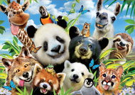 Educa Puzzle Animal Selfie with a Llama 1000 pieces - Jigsaw Puzzle